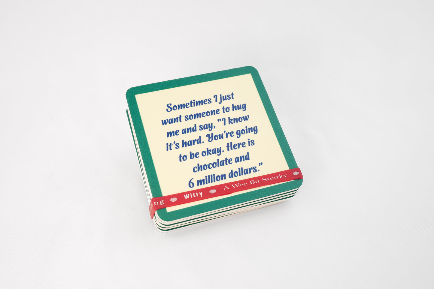 DRINKS ON ME COASTERS