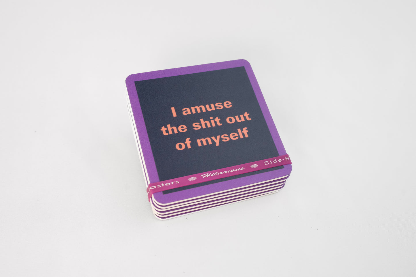 DRINKS ON ME COASTERS