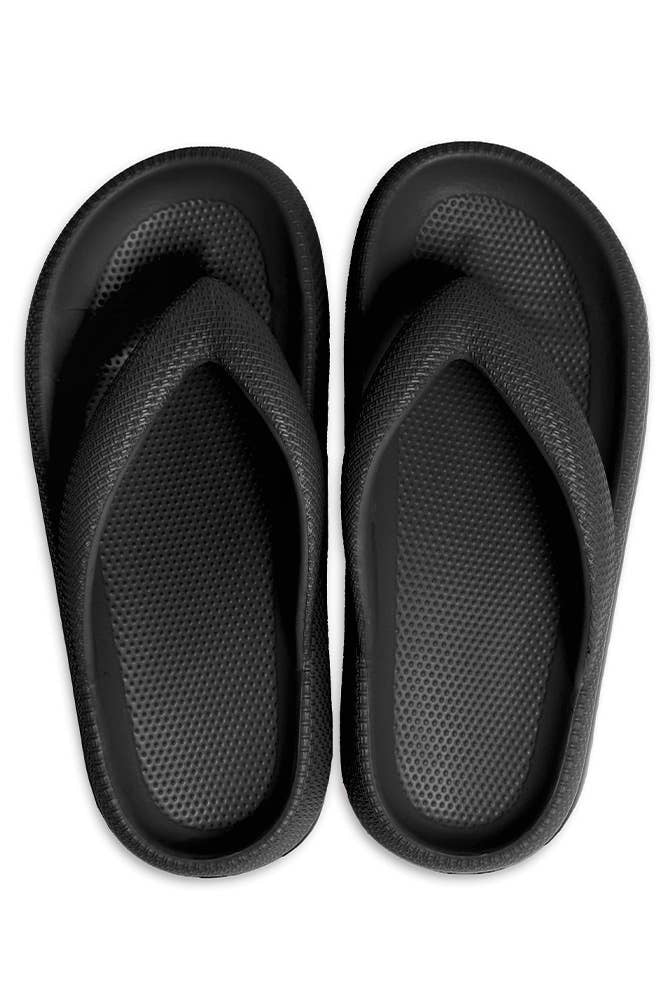 Solid comfy flip flop slide-JSP205