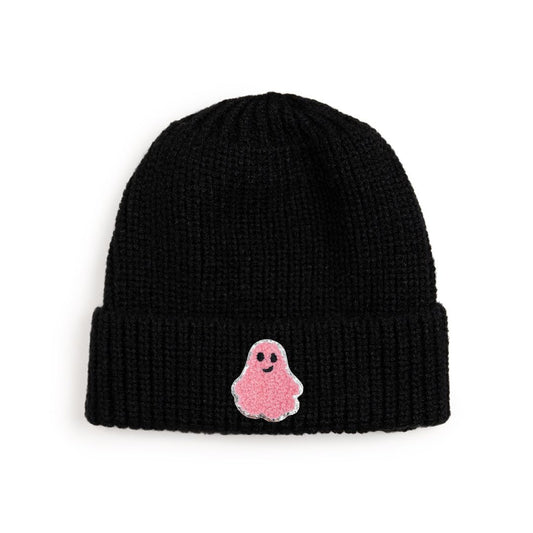 Ghost Patch Halloween Beanie