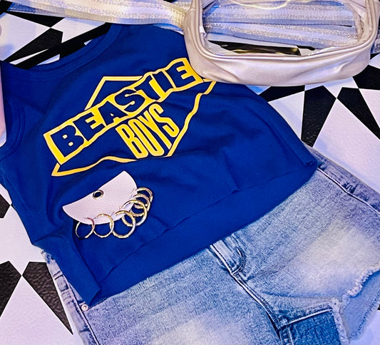 Beastie Boys - (not quite crop tank)