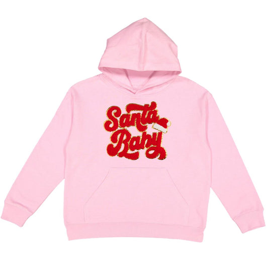 Santa Baby Patch Christmas Youth Hoodie