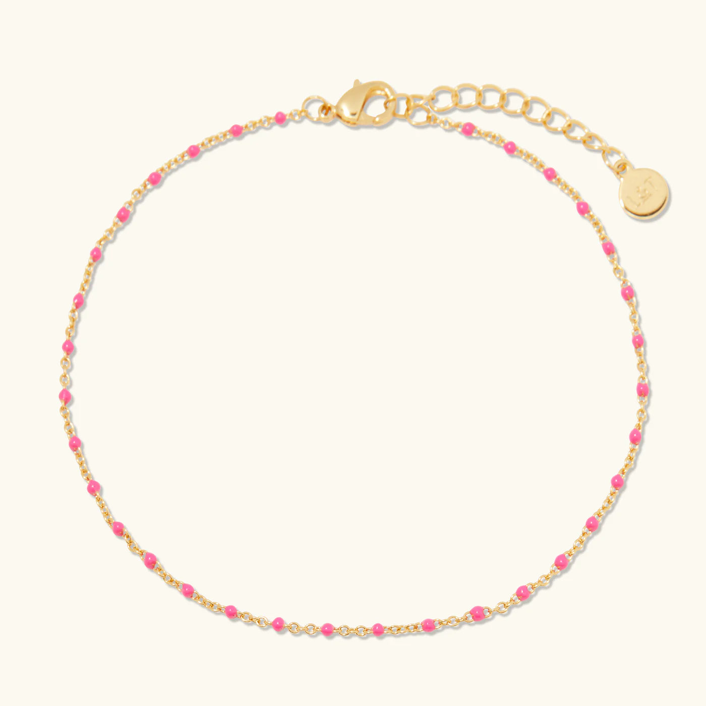 Zara Anklet - Pink