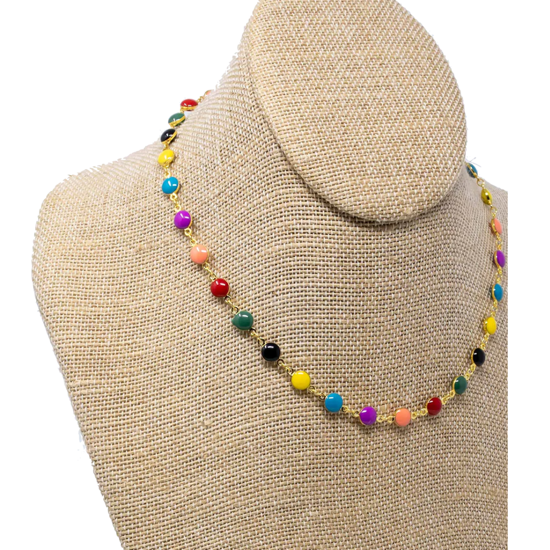 Rainbow Enamel Chain