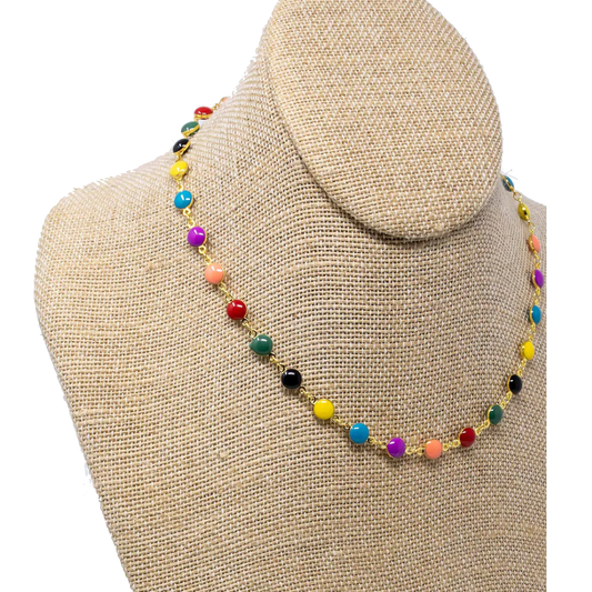 Rainbow Enamel Chain