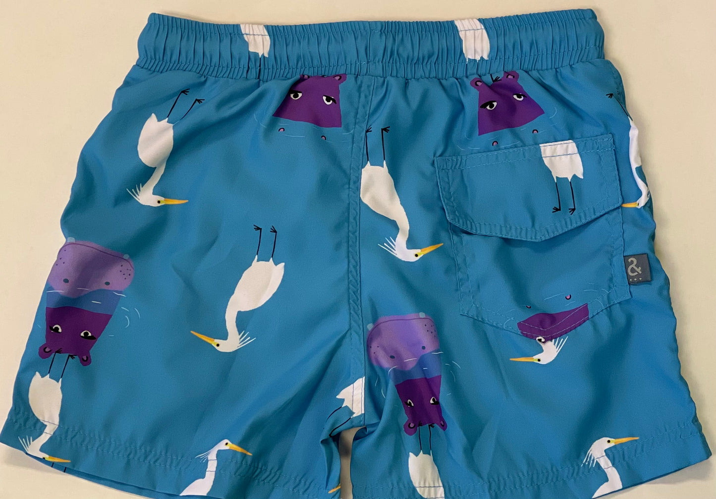 Hippo & Storks Swim Shorts