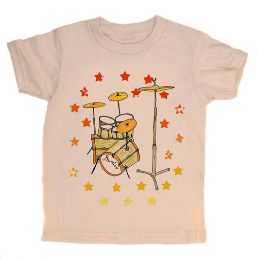 Drums - Natural Organic TEE