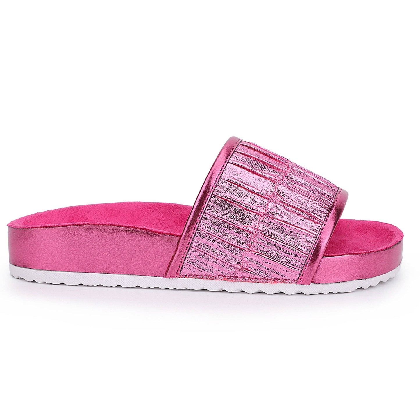 Miss Ariel Slide - Pink Metallic