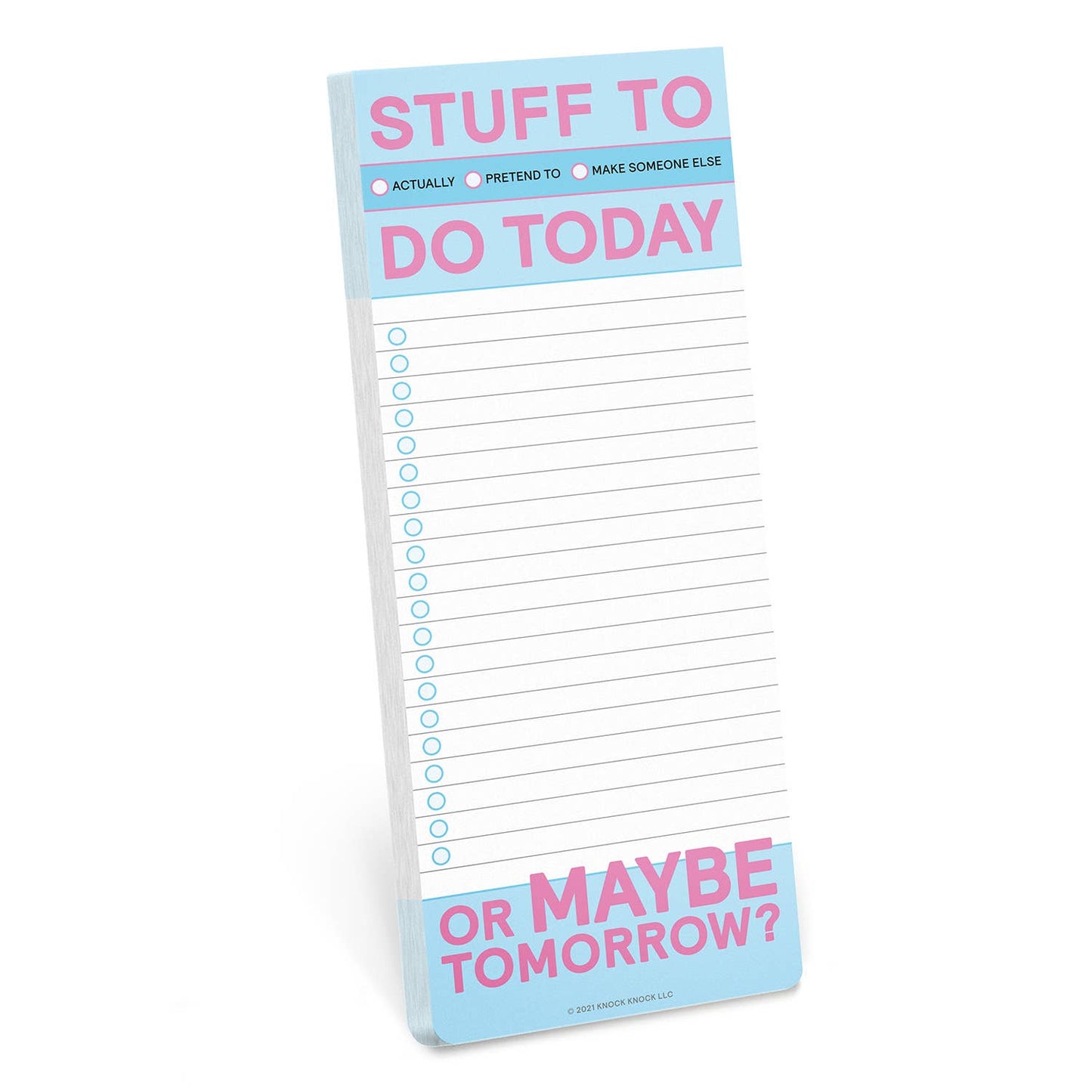 Stuff to Do Today Make-a-List Pad