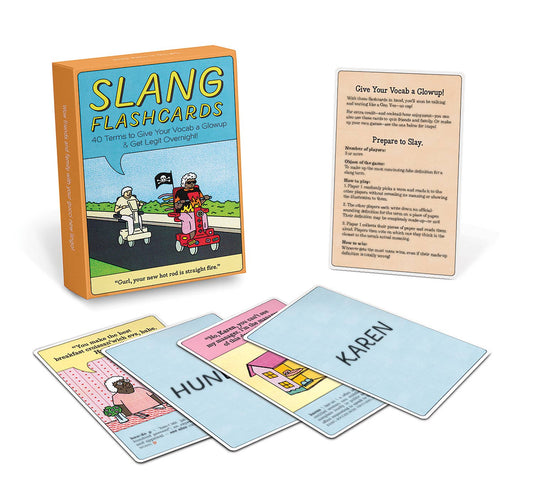 Slang Flashcards Deck, 50 Cards (2021 Edition)