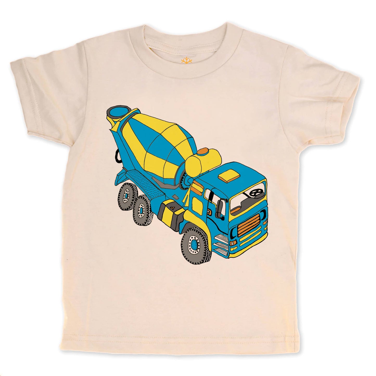 Cement Mixer - Natural Organic Tee