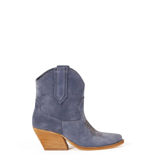 Blue Jean Swede booties