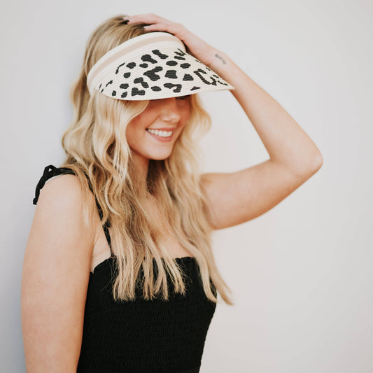 Headband Leopard Sun Visor