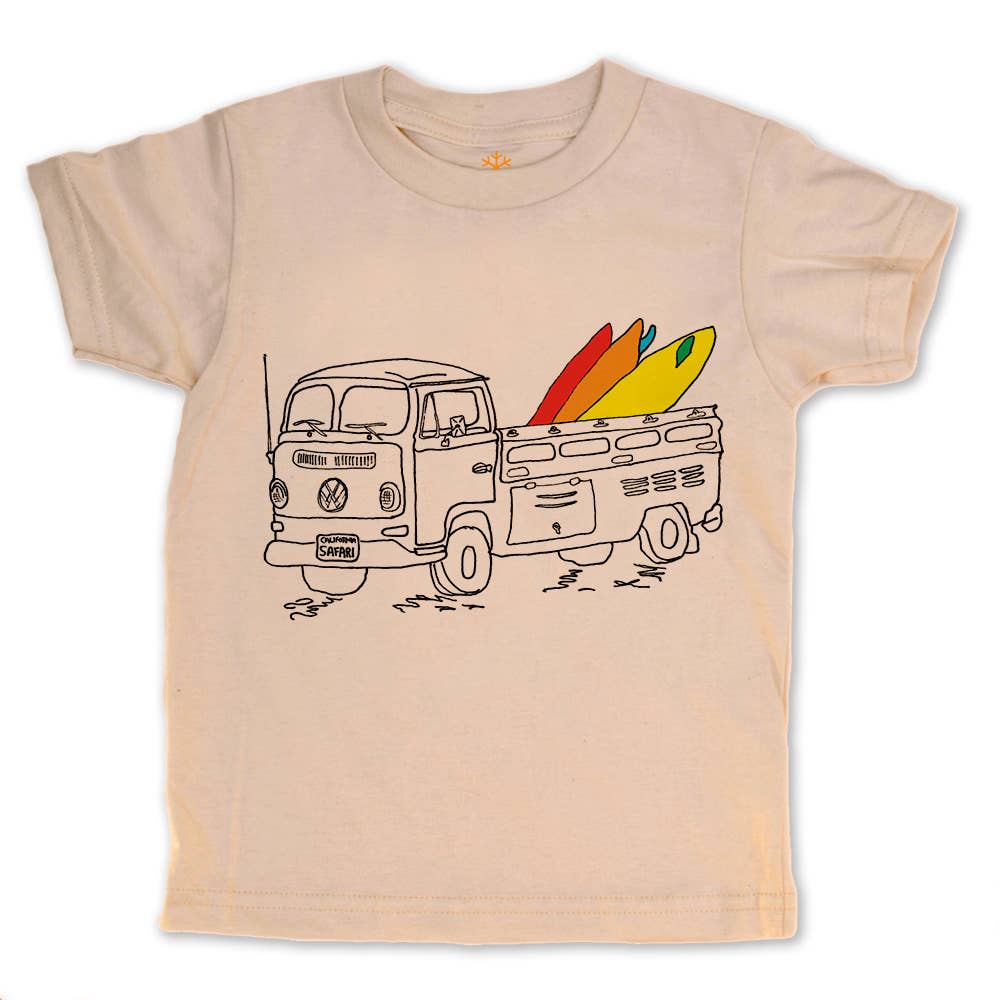 Surf Safari - Natural Organic Tee